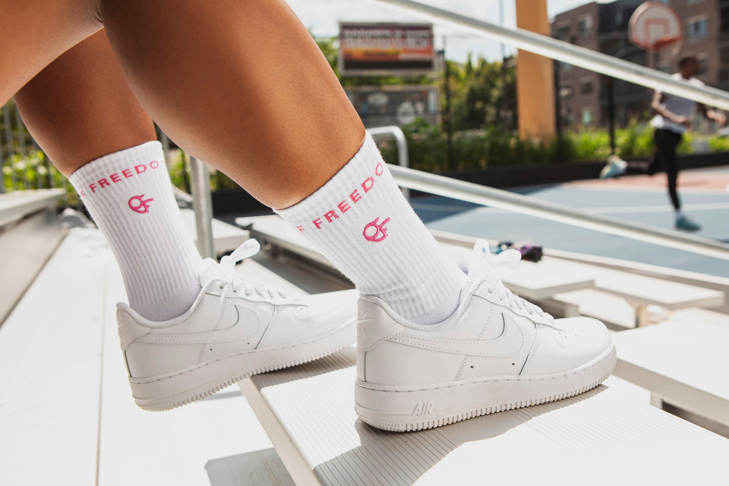 The Horizon Socks • Sunset Pink